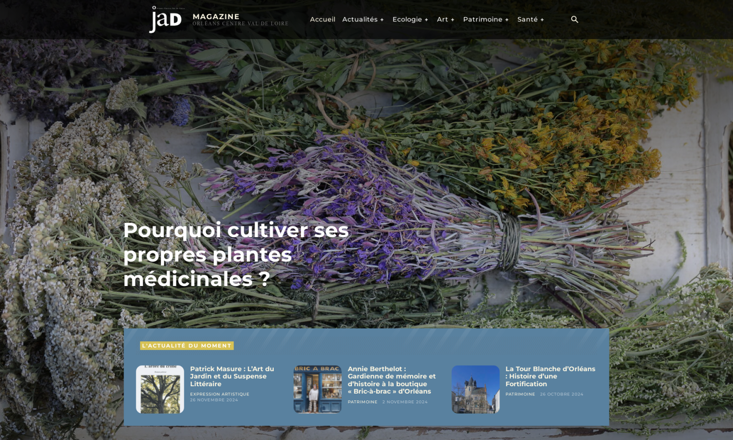 JAD - Journal d'actualité et de découverte à Orléans
